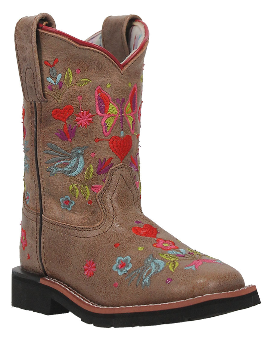 Youth Fleur Western Boots