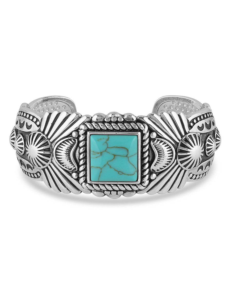 Women's Flourished Turquoise Bracelet