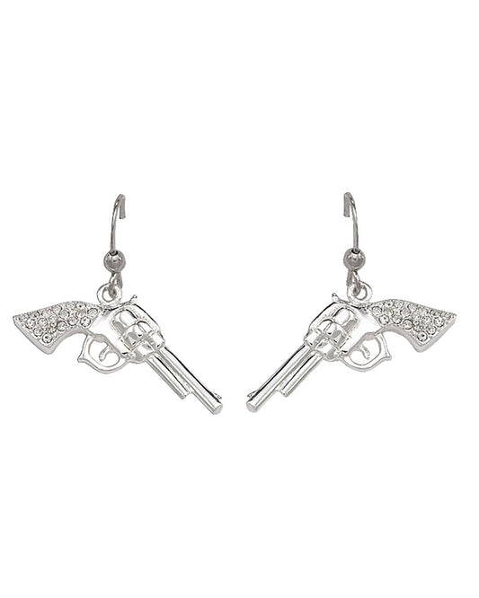 Women's Shiny Pistol Earrings