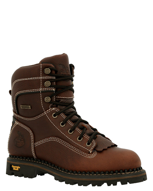 Women's AMP LT Logger Waterproof Low Heel Work Boots