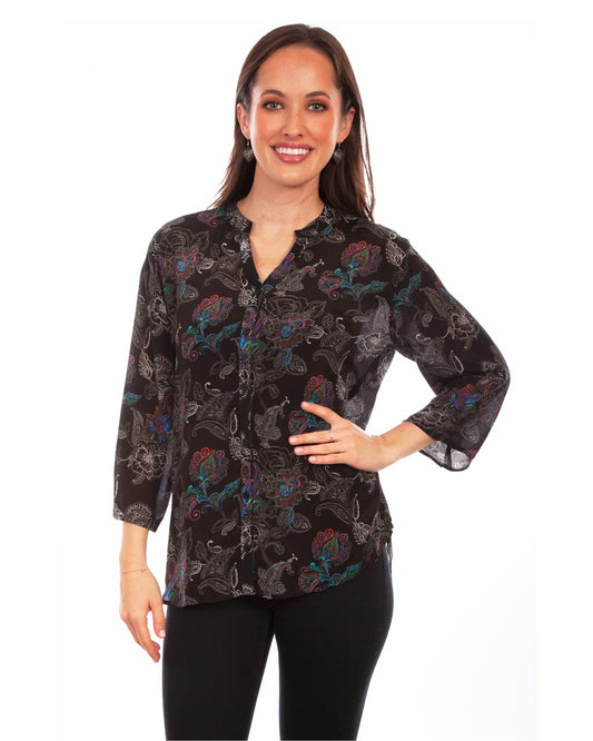 Women's Floral Print Blouse