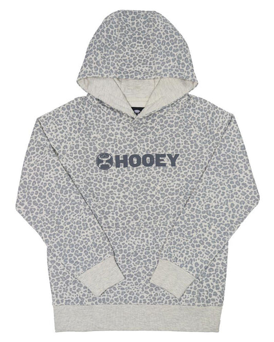 Kids' Snow Leopard Heather Hoody