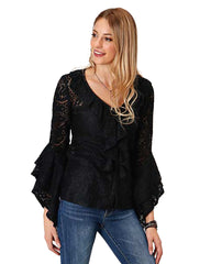 Women's Romantic Lace Blouse – Skip's Western Outfitters