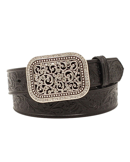 Women's Rhinestone Filigree Belt