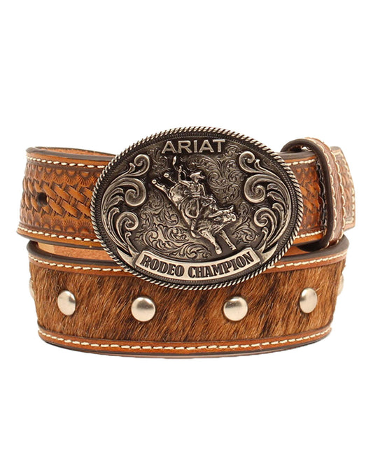 Boys' Faux Calf Hair Belt