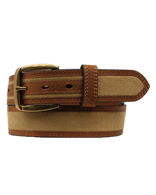 Men's Canvas Inlay Belt