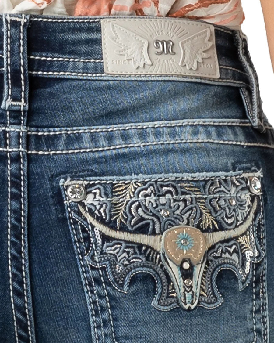 Women's Tropical Longhorn Bootcut Jeans