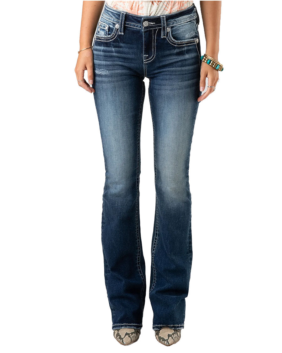 Women's Tropical Longhorn Bootcut Jeans