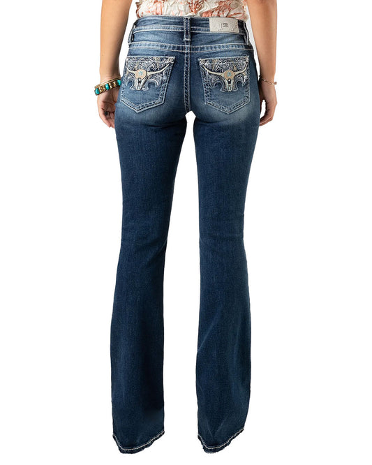 Women's Tropical Longhorn Bootcut Jeans