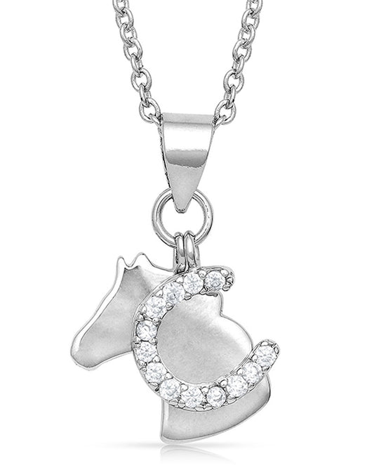 Women's Horsing Charm Necklace