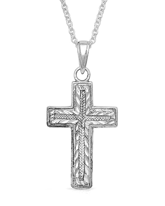 Women's Captured in Faith Cross Necklace