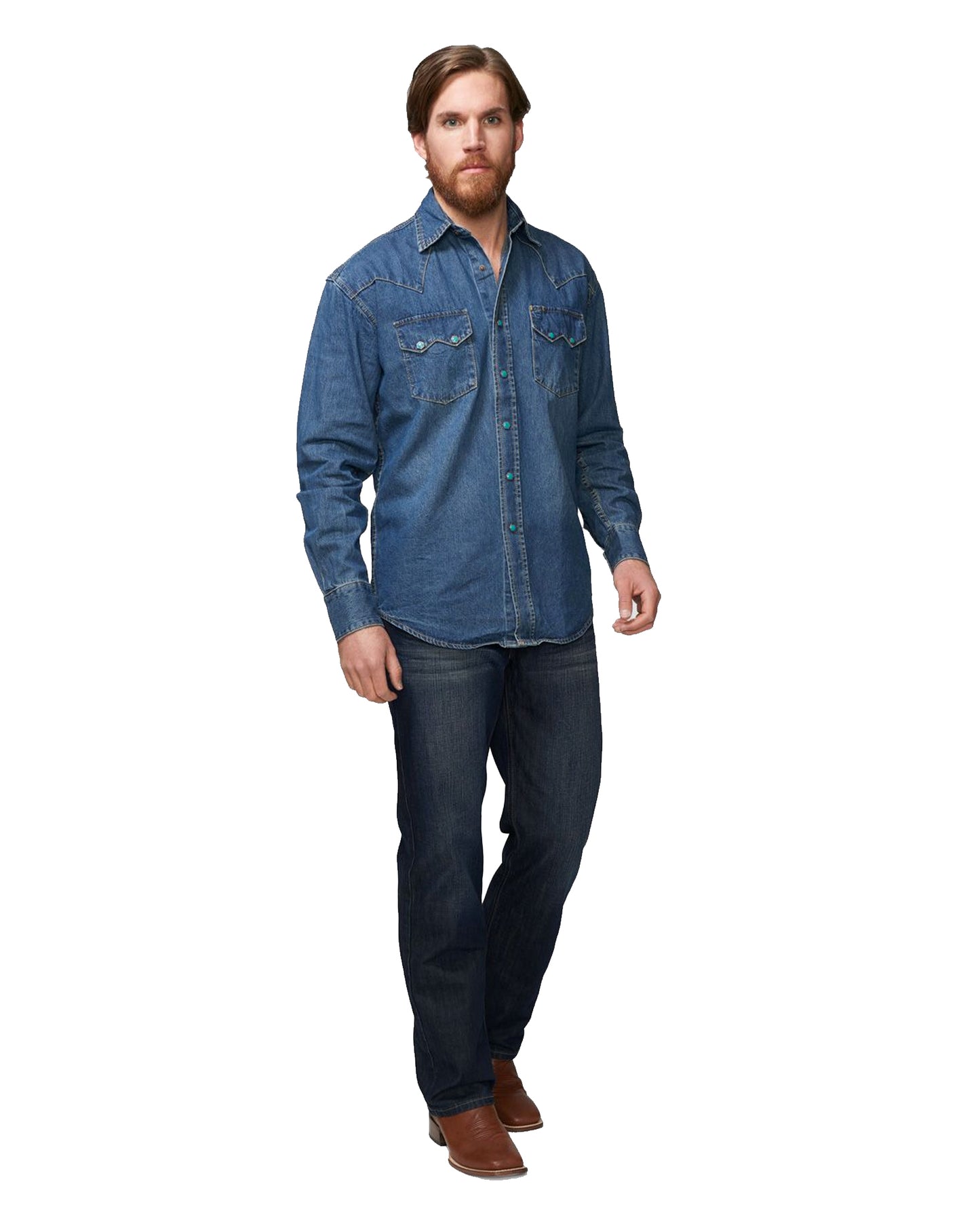 Men's Denim Western Shirt