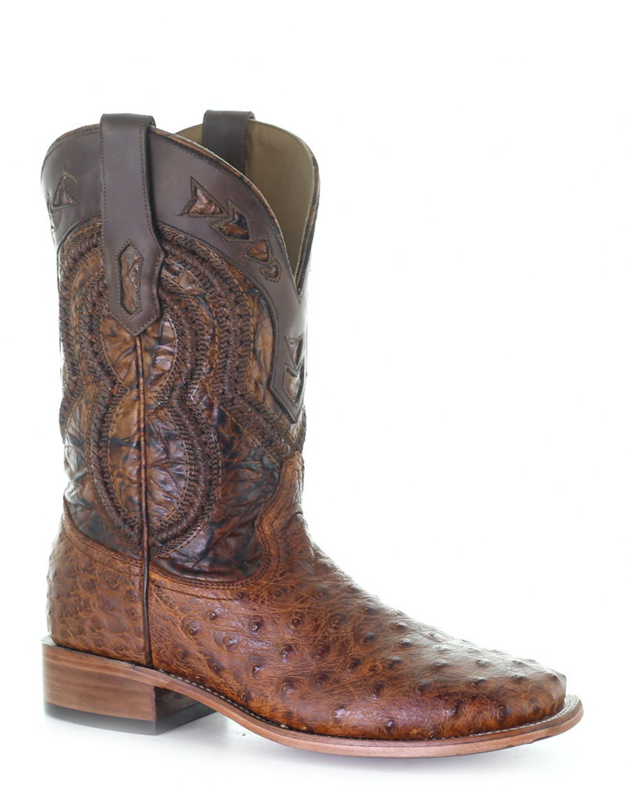 Steel toe sale ostrich boots