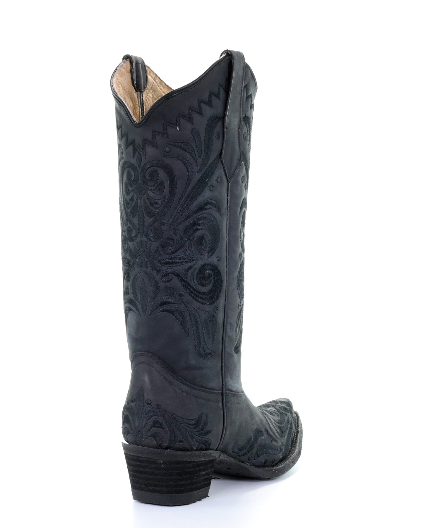 Women's Embroidery Filigree Western Boots