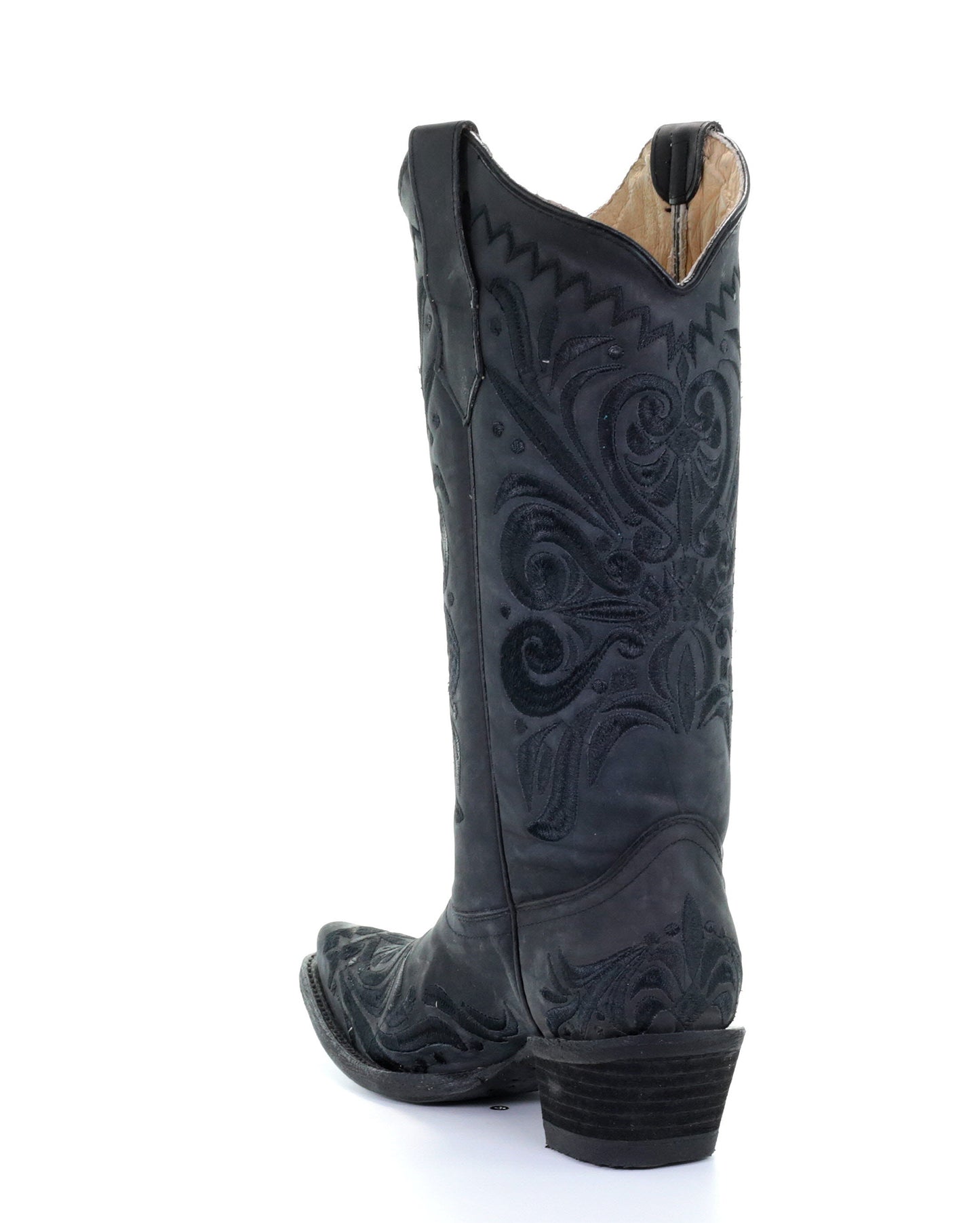 Women's Embroidery Filigree Western Boots