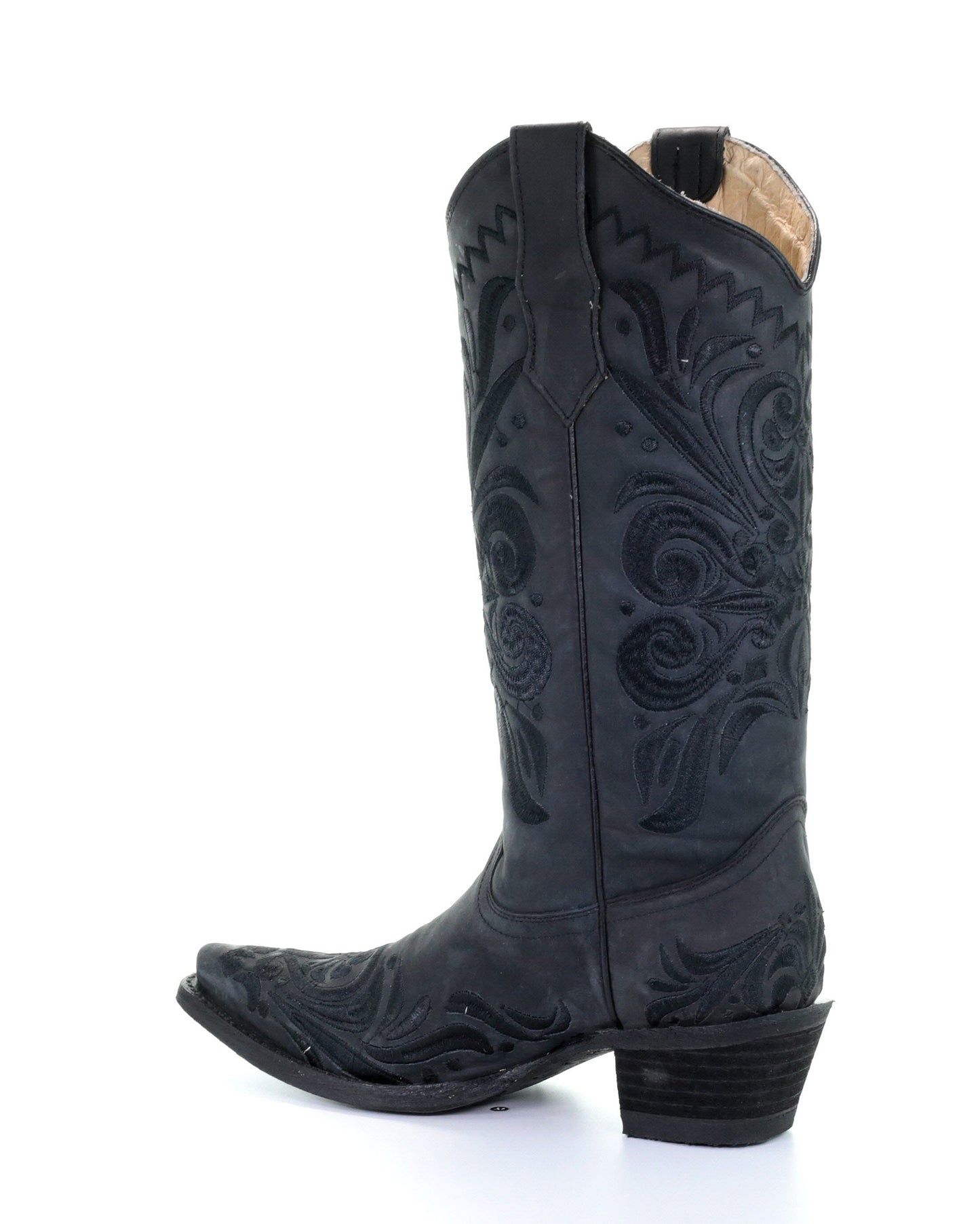 Women's Embroidery Filigree Western Boots