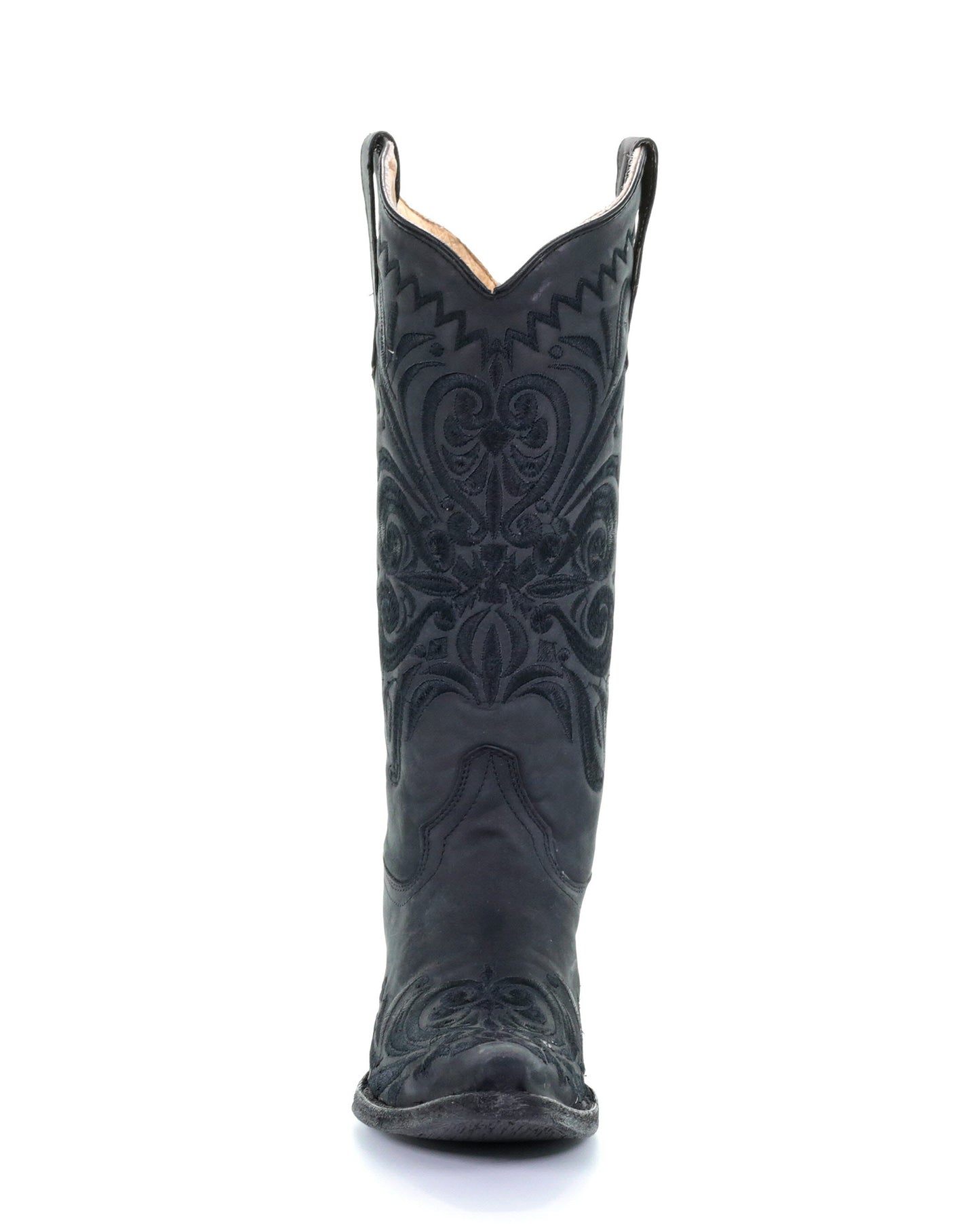 Women's Embroidery Filigree Western Boots