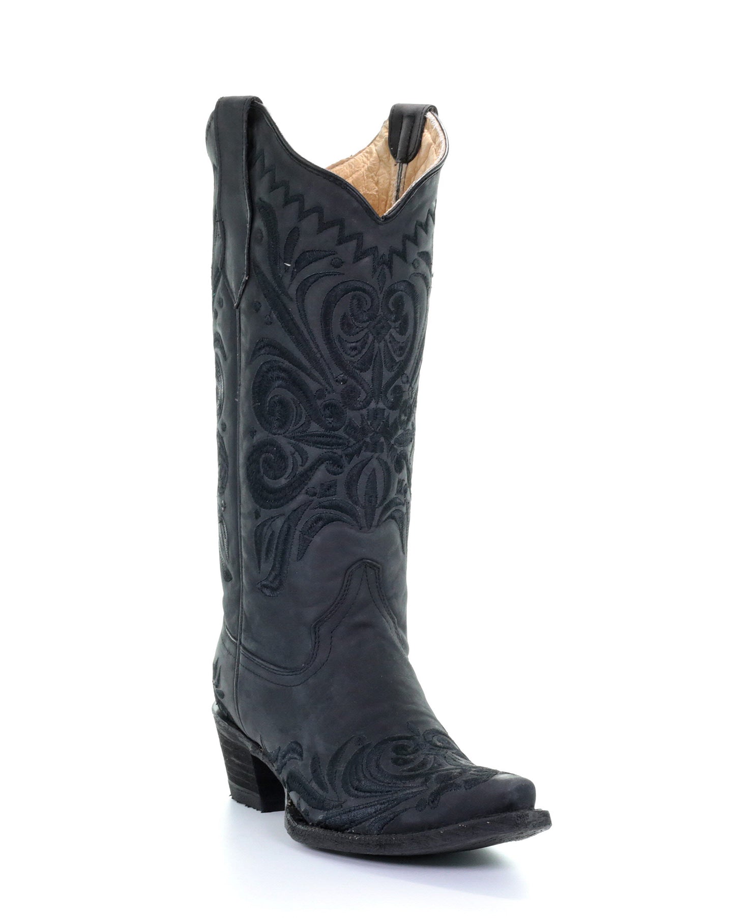 Women's Embroidery Filigree Western Boots