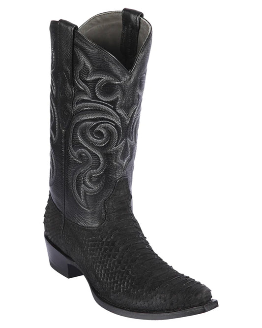 Men’s Suede Python Western Boots