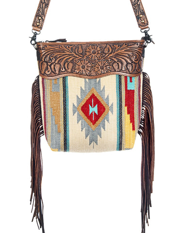 American Darling Saddle Blanket & Tooled Leather With Fringe Shoulder –  Painted Cowgirl Western Store
