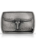 River Rock Longhorn Belt Buckle