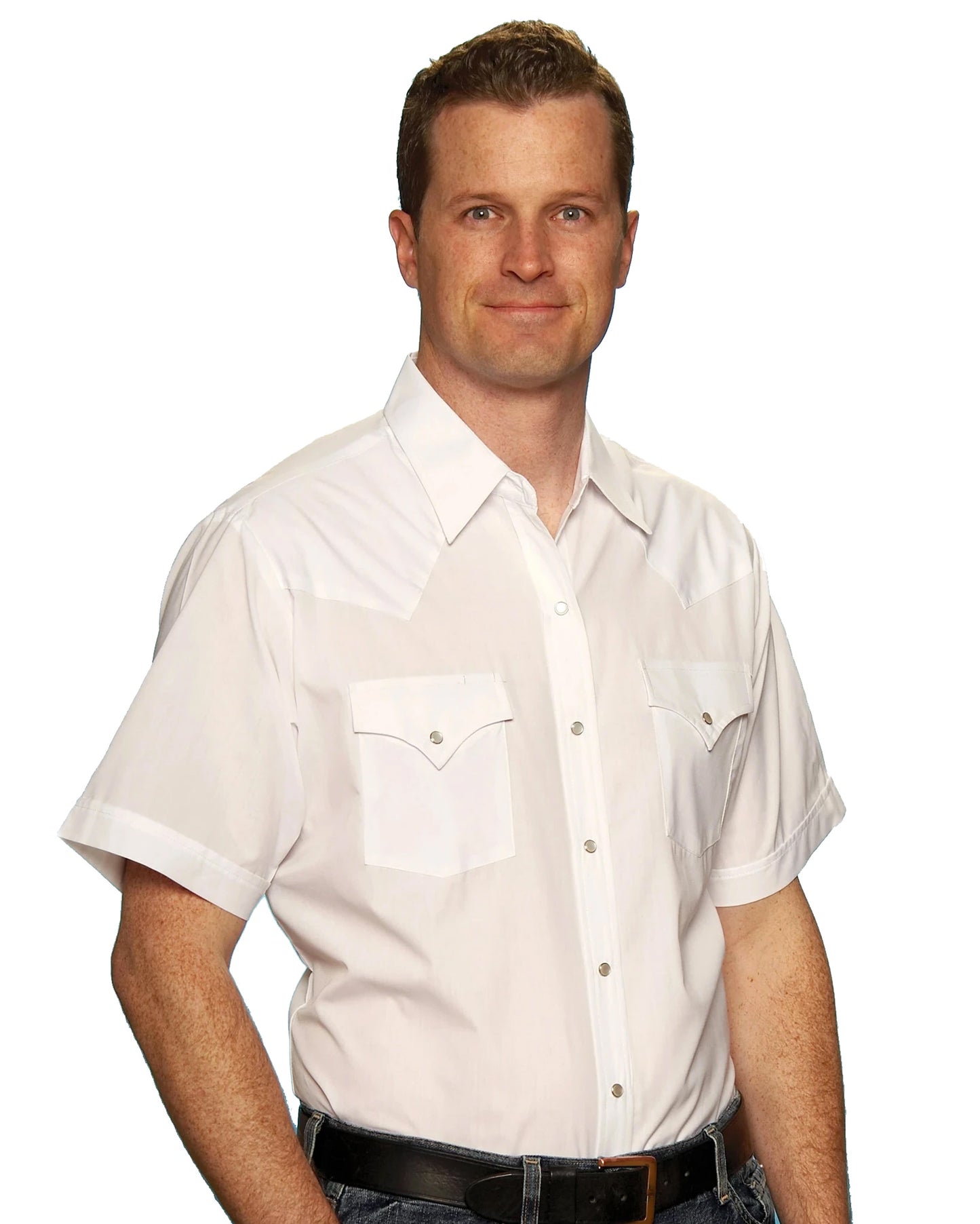 Men's Solid Western Shirt