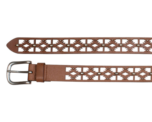 Women's Laser Cut Western Belt