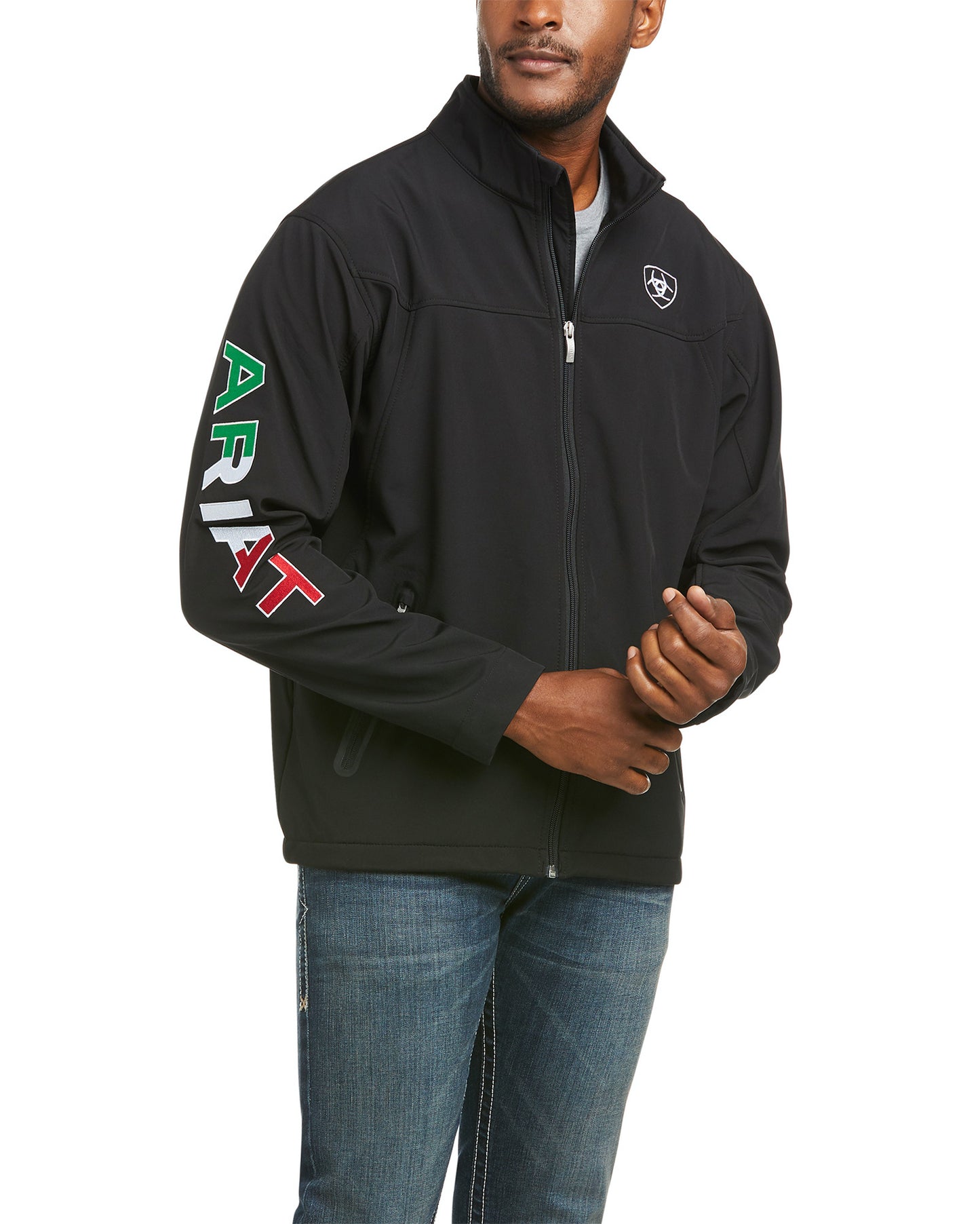 Men's Mexican Flag Softshell Jacket