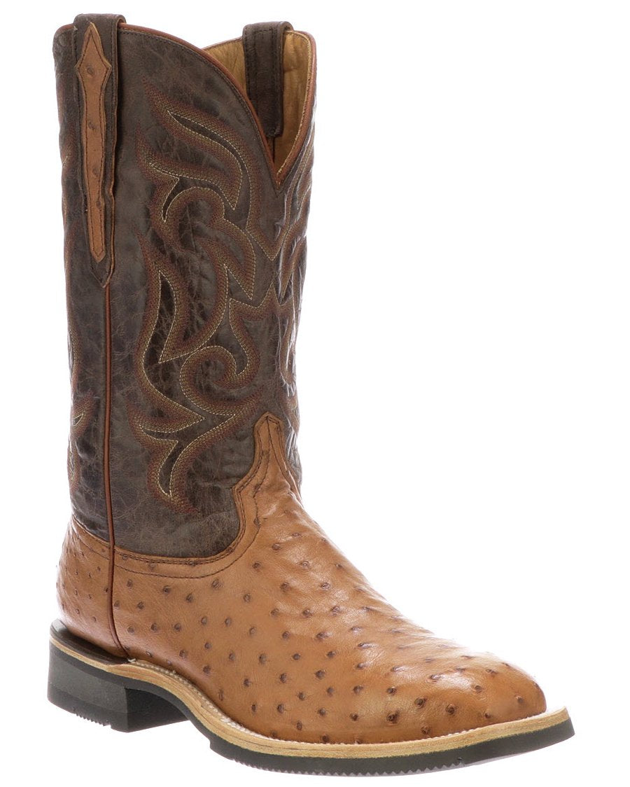 Men s Lucchese Ostrich Boots Skip s Western Outfitters