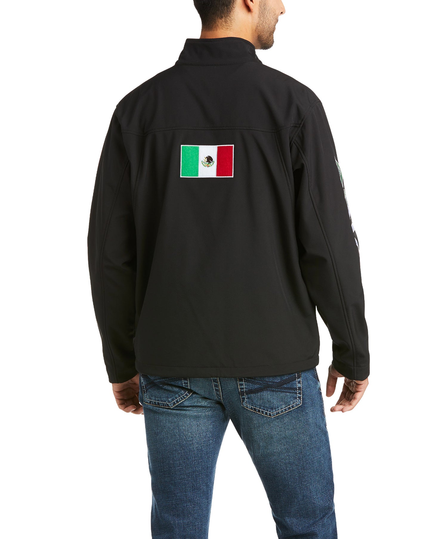 Men's Mexican Flag Softshell Jacket