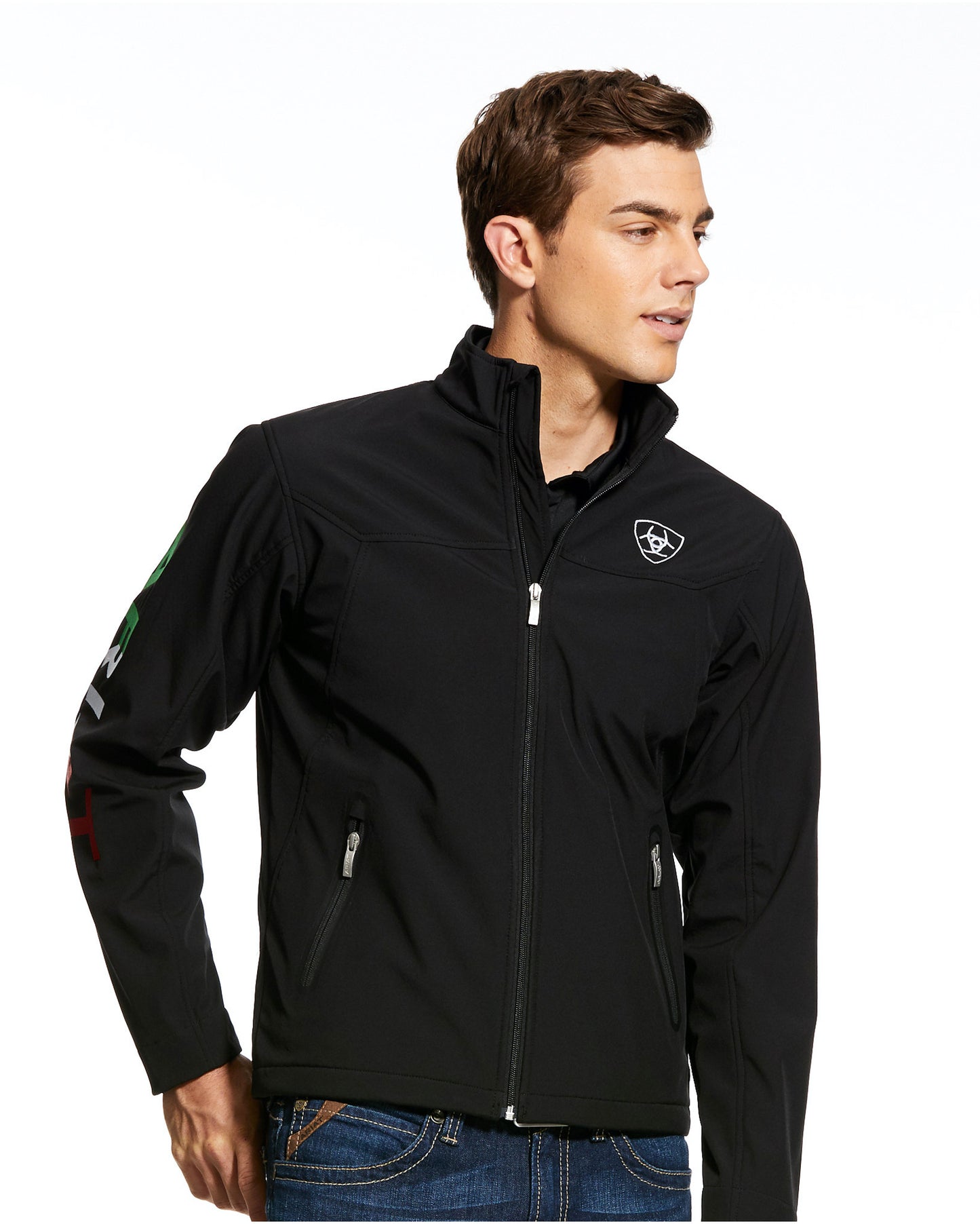 Men's Mexican Flag Softshell Jacket