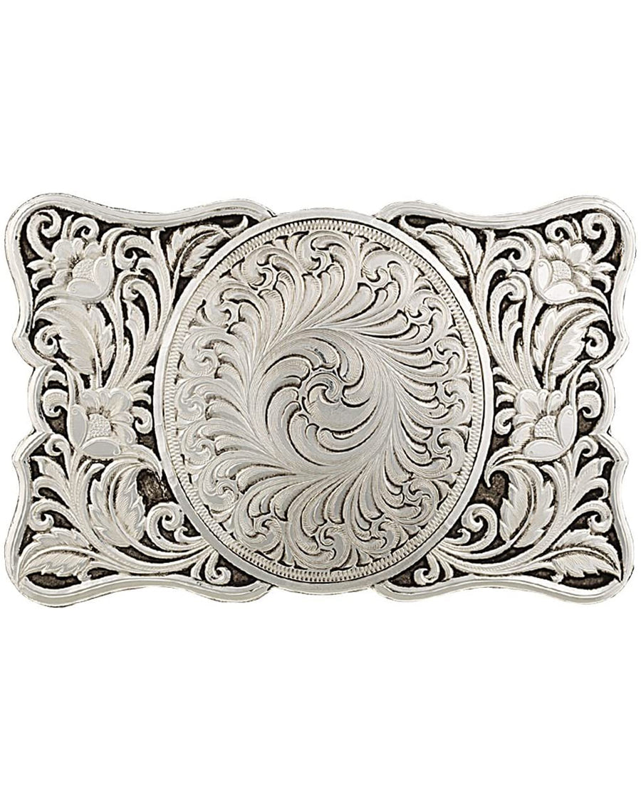 Scalloped Praying Cowboy Buckle