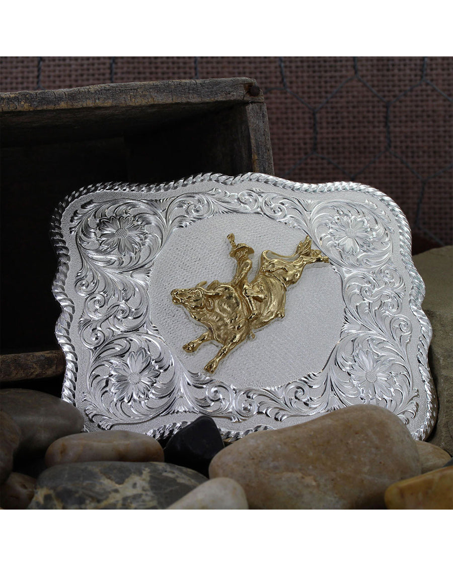 Men's Bullrider Western Belt Buckle