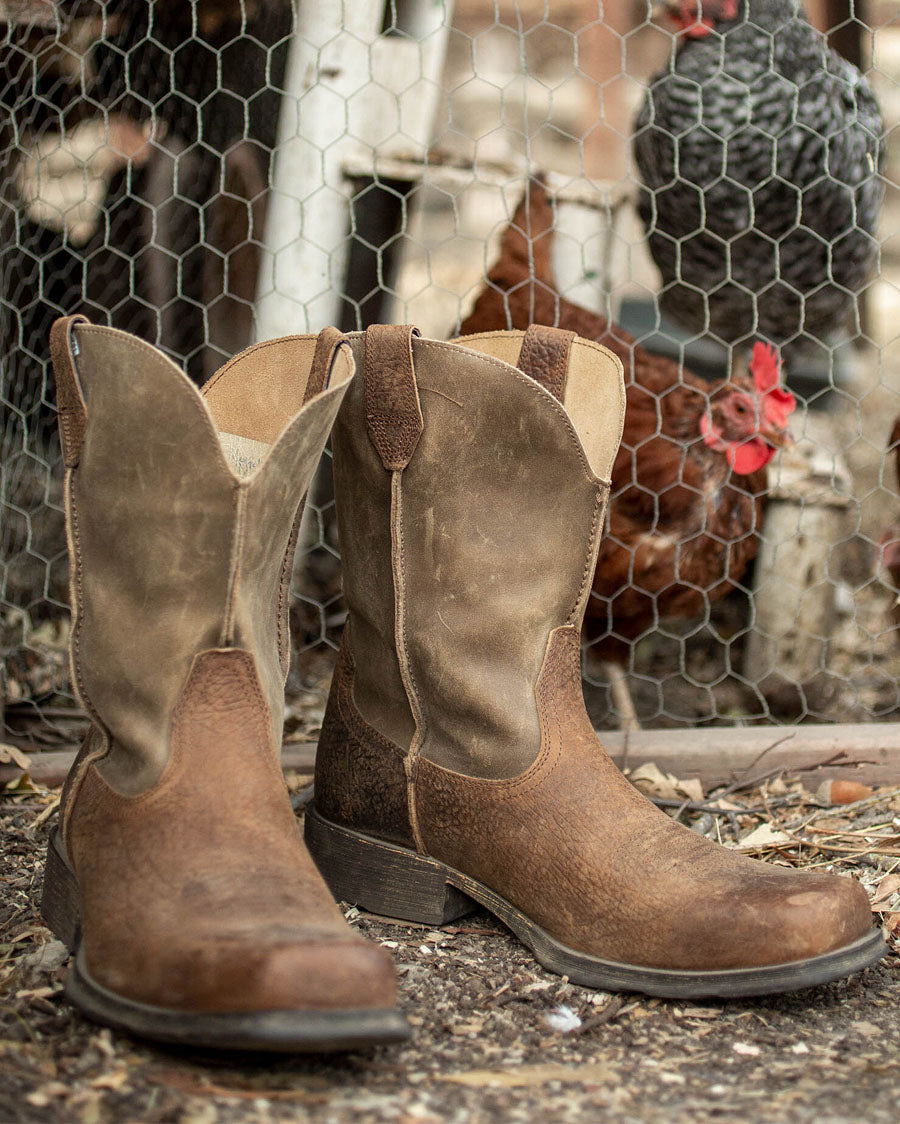 Mens Rambler Square Toe Boots